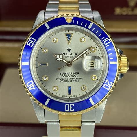 18k gold rolex with diamonds|Rolex submariner 18k gold price.